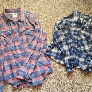 Flannel shirt lot